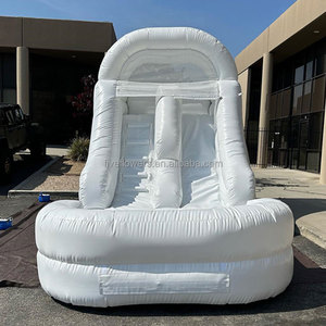 Castillo Inflable Blanco con Tobogán y Juguetes para Piscina - Product Image 2