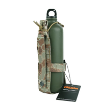 Pochette tactique portable pour bouteille, porte-bouteille Molle, support de bouteille d'eau tactique réglable EDC pour sac de chasse