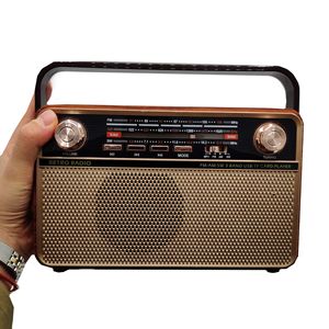 Radio Retro Portátil Digital de 3 Bandas con Reproductor de Tarjetas USB y TF, Modelo Mk-621 ABS - Product Image 4