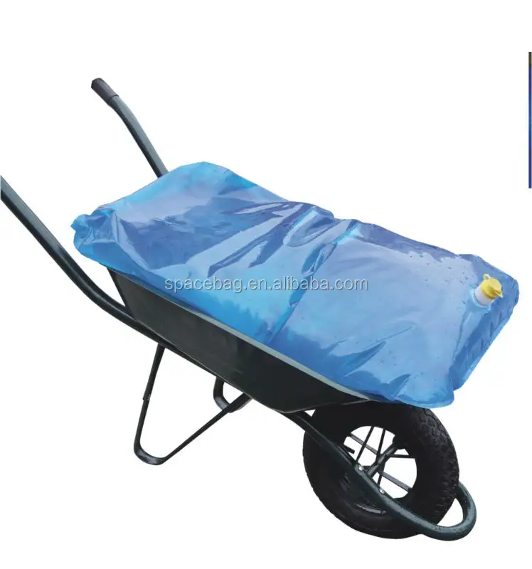 Super Capacity Water Bag Carrier for Garden Dispenser Suppliers 80 Litre 20 Gallon Storage Bags 75% Space Saved for Set Accepted