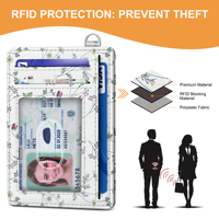 Dompet Minimalis Tipis Kulit Sintetis Anti RFID dengan Lapisan Nilon, Kantong Depan, dan Bukaan Terbuka untuk Pria Wanita