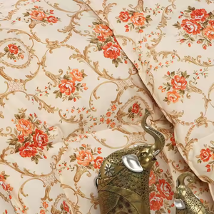 도매 100% 순면 신규 디자인 프린트 침대 시트 침구 세트 (킹/퀸 사이즈 베개 커버 포함) 다운 이불 - Product Image 6