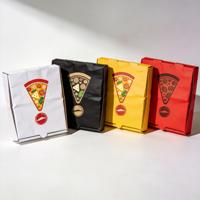 Boîte à pizza jetable avec poignée de haute qualité, logo personnalisé, impression couleur, boîte en carton ondulé