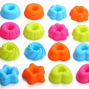 <b>Silicone</b> Muffin Cups <b>Silicone</b> Cupcake <b>Baking</b> Cups Reusable Muffin Liners Cupcake Wrapper Cups Holders for Muffins Cupcakes - Product Image 2