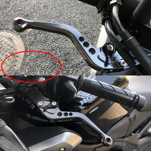 Moto per <span class=keywords><strong>SYM</strong></span> Fiddle150 Phoenix 150 FNX150 CROX 150 JoymaxZ300 SB300 modificato corto freno a mano frizione maniglia asta di trazione del corno - Product Image 5