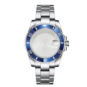 Bagian Jam Tangan Fit ETA 2836/2813 Miyota 82 Series NH35 Casing Jam 40Mm Bezel Keramik Gelang Jam Stainless Steel dan Casing