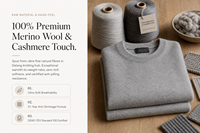 Pull-over à col rond personnalisé OEM/ODM pour homme, en maille, polyester/acrylique/mélange, respirant, très élastique, couche de base