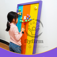 Flyfirm-Planche Velcro sensorielle interactive avec 3 bandes de couleur-Fléchette Velcro essentielle pour les enfants