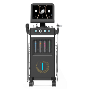 เครื่อง Hydra 14 in 1 สำหรับทำสปาผิวหน้า กำลังขาย พร้อมอุปกรณ์ไมโครคริสตัลเดอร์มาเบรชั่น และน้ำยา Aqua Peel สำหรับดูแลผิวสวย - Product Image 2