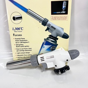 Torche à flamme portative 1300C avec allumage piézoélectrique, tête de torche de soudage au gaz liquéfié - Product Image 1