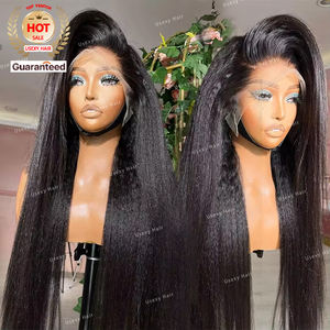 วิกผมแท้จากเวียดนาม yaki ผมตรงจากผู้ผลิตวิกผมสีดำธรรมชาติไม่ใช้กาว - Product Image 4