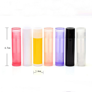 5g mini tube de baume à lèvres Transparent coloré avec plateau de remplissage en silicone, vente en gros - Product Image 2