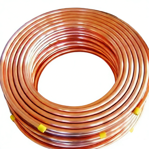 <span class=keywords><strong>Tubo</strong></span> <span class=keywords><strong>de</strong></span> <span class=keywords><strong>Cobre</strong></span> <span class=keywords><strong>Flexible</strong></span> en Espiral ASTM B280 C10100, <span class=keywords><strong>Cobre</strong></span> Puro, 1/4, 3/8, 1/2, 5/8, 0.6mm, 1mm, para Aire Acondicionado - Product Image 1