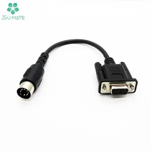 Benutzer definierte Strom versorgung/Mini/Big/Midi 7 8 9-poliges Din-Adapter kabel RS232 DB9-Buchse 9-poliges zu Midi 7-poliges Din-Kabel