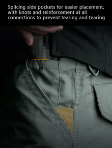 Shorts tactiques d'été pour hommes avec imprimé <span class=keywords><strong>camouflage</strong></span> CP et tissu en mélange de coton pour le travail en extérieur et la randonnée - Product Image 4