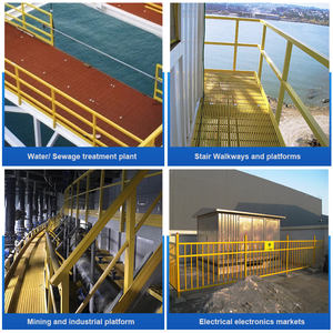 Profilés en fibre de verre pultrudés composites en forme de L, section de poutre, barre d'angle en FRP - Product Image 6