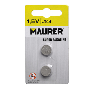 Pile bouton alcaline Maurer LR44 (2 pièces) - Product Image 1