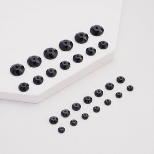 Perles <span class=keywords><strong>de</strong></span> strass à coudre en résine époxy Onyx 6mm, forme diamant, à dos plat, trou central, breloque ancre, fournitures <span class=keywords><strong>de</strong></span> bijoux nautiques - Product Image 3