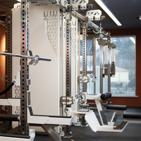 Rak Squat Smith Machine Multi-Fungsi INPEK dari Logam untuk Penggunaan Komersial