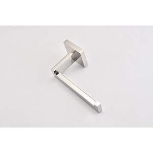 Ensemble de matériel de salle de bain moderne, finition chromée, porte-serviettes mural en métal, usage domestique - Product Image 4