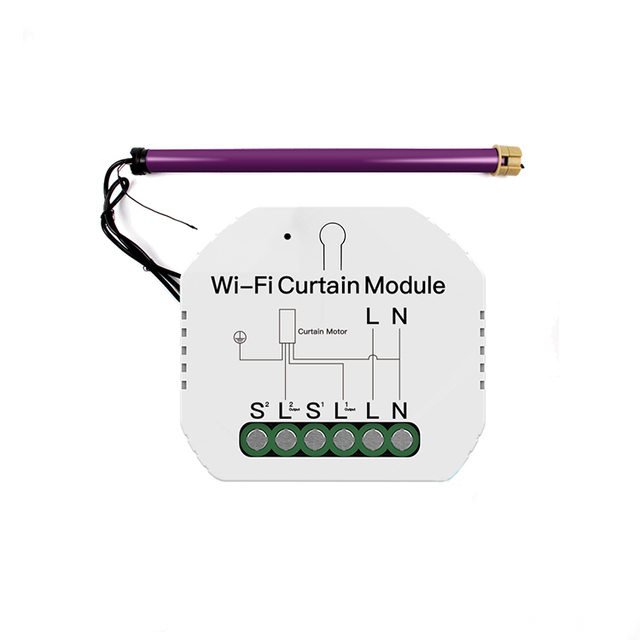 Micro for Smart Home Automation System Zigbee 2300W Built-in 1 Gang Mini Wifi Switch Module