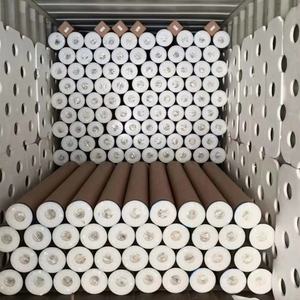 Белый тканый флаг текстильные печатные материалы рекламная атласная ткань флаг рулон с сублимационной печатью красителя - Product Image 5