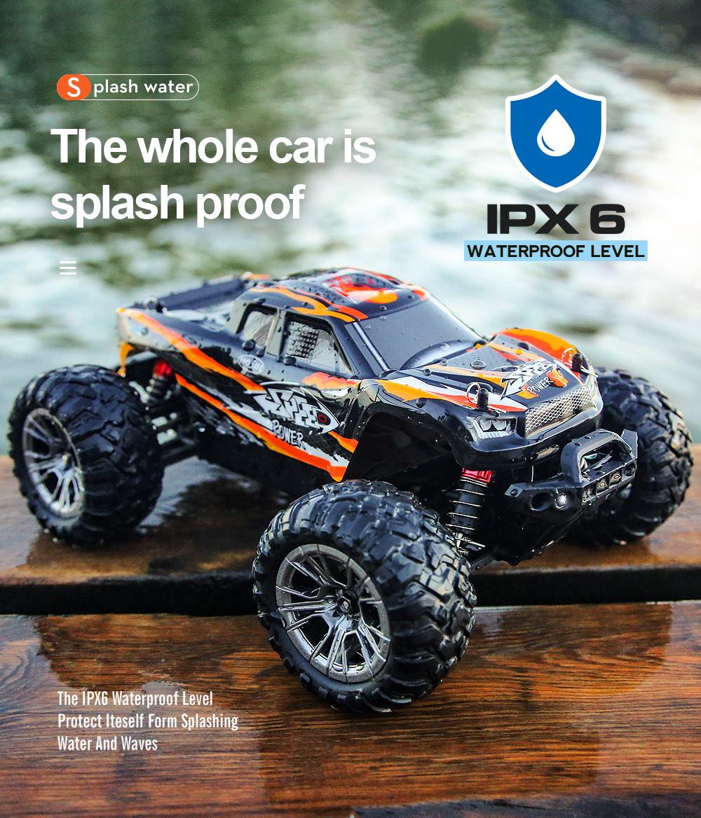 HOSHI N416 1/16 High Speed Truck 4WD 36KM/H Supersonic Monster Truck Off-Road Vehicle Electronic Toys Christmas gift Green