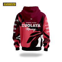 Hoodie balap motor pria poliester 100% kualitas Premium Hoodie khusus musim dingin Hoodie balap dunia