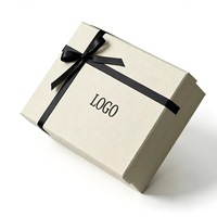 Boîtes en carton ondulé personnalisées avec fermeture éclair en carton et bande de déchirement pour l'emballage de chaussettes et de fourrures, impression sur mesure