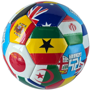 Pallone <span class=keywords><strong>da</strong></span> <span class=keywords><strong>Calcio</strong></span> in PVC Stampato con Bandiera Nazionale, Misura 5, Logo Personalizzato, per Bambini fino a 10 Anni - Product Image 5