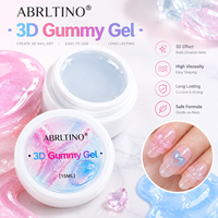 Gel 3D souple pour ongles effet bonbon, Gel de modelage solide, Gel de sculpture non collant pour nail art, Marque privée OEM Vente en gros