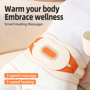 गर्म कंपन, महिला गर्भाशय हीटिंग बेल्ट को आराम देने वाली फिटनेस मांसपेशियों के लिए लंबर समर्थन के साथ कमर बेल्ट मालिश - Product Image 1