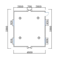 Usine Mobile 20ft 40ft Modulaire Haute Qualité Pliable Entrepôt À Faible Coût Atelier Pas Cher Extensible Conteneur Maison