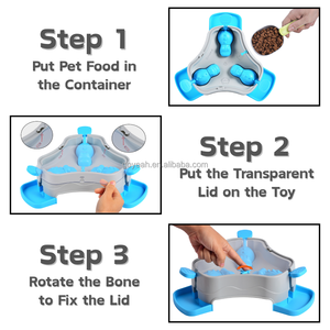 Nuovo Giocattolo Interattivo per Animali Domestici <span class=keywords><strong>2026</strong></span>, Dispenser di Snack per Cani e Gatti, Mangiatoia Lenta - Product Image 4