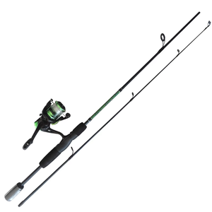 <span class=keywords><strong>Kit</strong></span> <span class=keywords><strong>complet</strong></span> de canne à moulinet Spincast 5'6'' 3/16-1/2 oz eau douce mer action rapide fibre de verre <span class=keywords><strong>carpe</strong></span> thon poisson-chat requin - Product Image 1