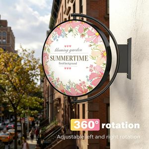 Personnalisé, imperméable, double face, 360° °   Boîte à lumière publicitaire rotative illuminée avec logo projecteur LED - Product Image 4
