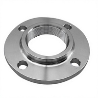 Bride filetée en acier allié industriel EN1092-1 Type 11 PN16 pour systèmes de canalisations d'huile, de gaz et d'eau, export OEM