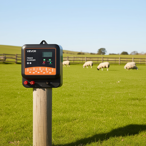Cargador de Cerca Eléctrica Solar Vevor 7.5J-10.0J, Energizador Multipotencia con Alcance de 6.2 Millas - Product Image 2