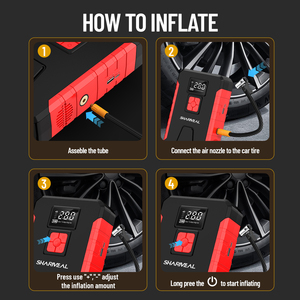 Vtoman X7 xe xách tay 2000A <span class=keywords><strong>micro</strong></span> Pin bắt đầu nhảy khởi động A27 Nhật Bản đặc điểm kỹ thuật - Product Image 3