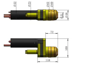 Obor/pistol Plasma daya tinggi baru untuk Las PTA/pelapis/mesin Manipulator permukaan untuk pertanian dan restoran