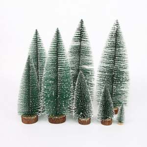 Custom Mini Christmas <b>Trees</b>, 7 Sizes Artificial <b>Bottle</b> <b>Brush</b> for Table Decor & Promotional Gifts - Product Image 2