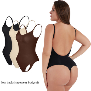 Bán buôn Đảng mặc Tummy kiểm soát Shapewear điêu khắc bodysuit cơ thể liền mạch Shaper thong Shapewear cho phụ nữ - Product Image 1