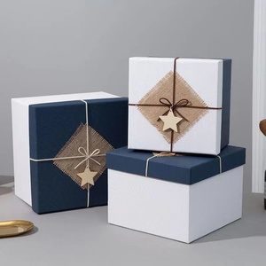 2023 Hot Sale <b>Square</b> Exquisite Clothing Packaging Birthday Gift Box With Custom Design - Product Image 3