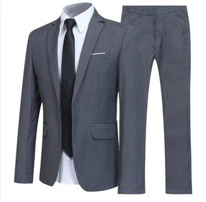 <span class=keywords><strong>Costume</strong></span> pour <span class=keywords><strong>homme</strong></span> en trois <span class=keywords><strong>pièces</strong></span>, respirant, <span class=keywords><strong>sur</strong></span> <span class=keywords><strong>mesure</strong></span>, décontracté, formel, pour le printemps et l'automne, veste à bouton simple, blazer - Product Image 4