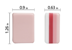 Fichas de Mahjong Americanas de Acrílico con Diseño de Mono Rosa, Juego de Mahjong de Cristal de Lujo para el Hogar y Regalos - Product Image 3