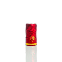 Capsule en aluminium-plastique de taille personnalisée écologique en gros 55x28,9MM pour bouteille de vin rouge, liqueur, vodka, whisky