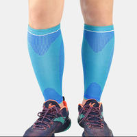 Couvre-jambes personnalisés en tissage 3D de couleur unie Sports de plein air Basketball Manchon de compression pour mollets larges Produit de sécurité pour le fitness