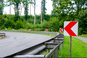 Wビーム鋼製ガードレールABNT規格高浸漬亜鉛メッキ道路安全柵（ブラジル高速道路用支柱・端末付き） - Product Image 2