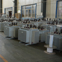 Transformateur de distribution immergé dans l'huile YongHui 500KVA/800KVA triphasé, haute et basse tension, extérieur, 11KV 220KV/380V