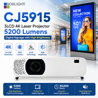 Projecteur laser 4K 3LCD CJ5915 5200 lumens pour affichage numérique avec HDR